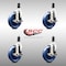 Service Caster 5 Inch 316SS Solid Poly Swivel 1-1/4 Inch Expanding Stem Caster Set Brake SCC SCC-SS316EX20S514-SPUS-TLB-114-4 - alternate 4